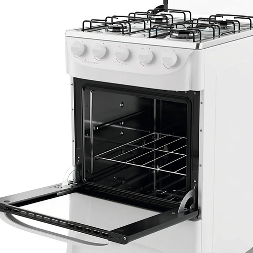 Cocina Tem Aniversario 4h Horno Supergas Tapa De Vidrio Color Blanco - Imagen 6