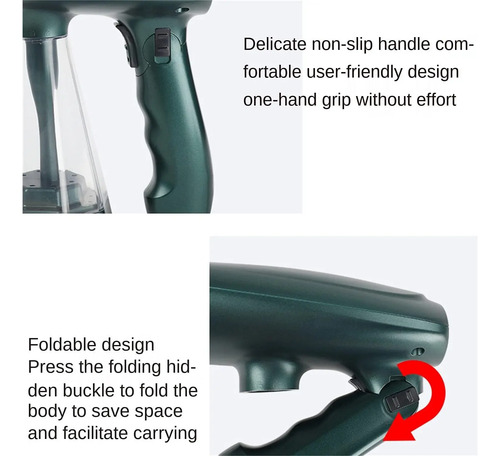 Mini Plancha Portátil Vapor Mano Vertical Ropa Viaje 1600w - Imagen 8