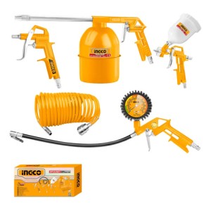 Kit Compresor Plastico 5pcs Ingco