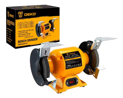 Amoladora De Banco 6'' 360w Dkbg36zh15 Deko - Imagen 3