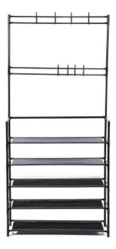 Mueble Perchero Con Zapatera Estantes Ropero Organizador - Imagen 2