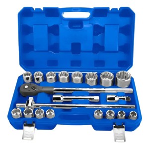 Juego 21 Dados 3/4 En Valija 21pcs Wadfow Barra Extension