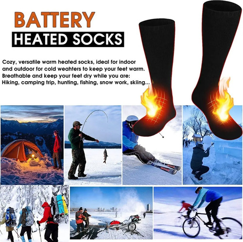 Medias Calcetines Térmicosa Calefactables A Bateria Tgouy - Imagen 5