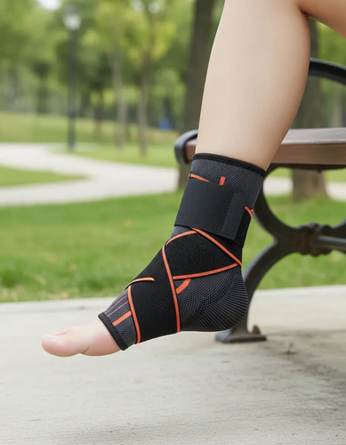 Tobillera De Ultra Compresión Lesiones Proteccion Ajustable - Imagen 3