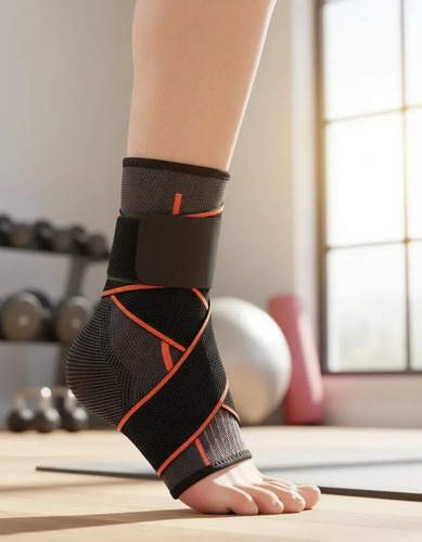 Tobillera De Ultra Compresión Lesiones Proteccion Ajustable - Imagen 4