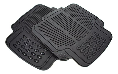 Alfombra De Auto 4pz De Goma Reforzada Lh-1072 - Imagen 3