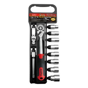 Ratchet Juego De Dados En Blister 1/2 11pz Ampro