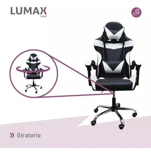 Silla Gamer Lumax Modelo Rom Multiples Colores - Imagen 28