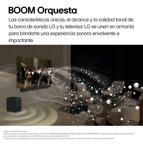 LG Barra De Sonido 3.1.1 S70ty Con Subwoofer 300w Bluetooth - Imagen 10