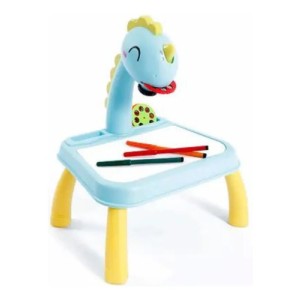 Mesa De Dibujo Con Proyector Led Luz Y Música Para Niños