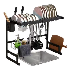 Escurridor Vasos Platos Cubiertos 65 Cm Inoxidable Premium