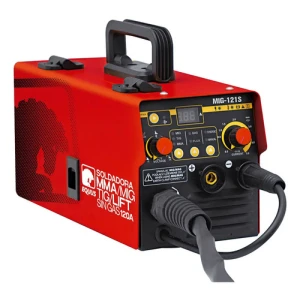 Soldadora Equus Flux Mig Con Y Sin Gas/mma/tig Lift 120 Amp Rojo