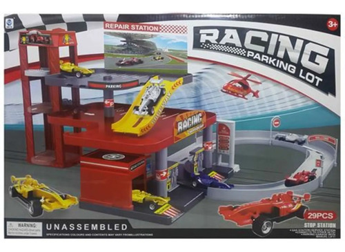 Parking De Juguete Con Vehiculos Y Pista 29 Piezas - Imagen 5