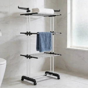 Tendedero Tender Vertical Plegable Ropa C/ruedas