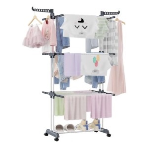 Tendedero Tender Vertical Plegable Ropa C/ruedas