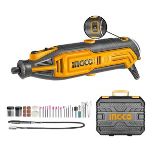 Mini Torno 130w Con 109 Accesorios Maletin Ingco