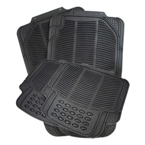Alfombra De Auto 4pz De Goma Reforzada Lh-1072