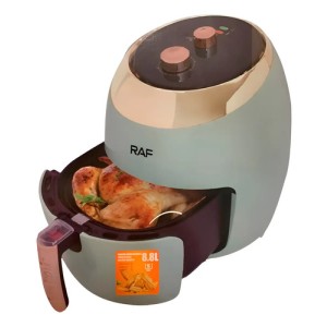 Freidora De Aire Sin Aceite 8.8l 1800w Color Verde Pastel