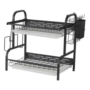 Escurridor De Platos 2 Niveles De Metal Escurre Platos