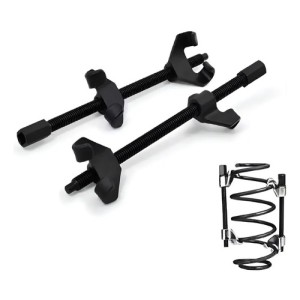 Prensa Espirales Auto Camioneta Pesado 35cm 2 Ganchos