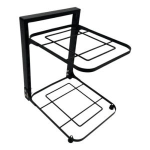 Organizador De Ollas 2 Estantes Metalico Cocina Multiuso