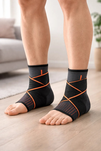 Tobillera De Ultra Compresión Lesiones Proteccion Ajustable - Imagen 6