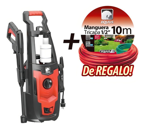 Hidrolavadora Hogar Equus 100bar Dispensador Jabón Incluido - Imagen 2
