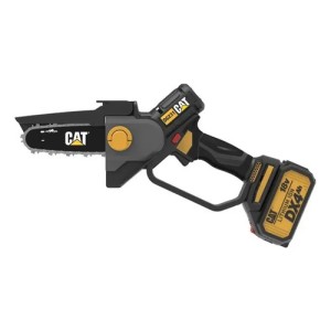 Mini Motosierra A Cadena Cat Brushless 120mm Sin Batería Color Negro