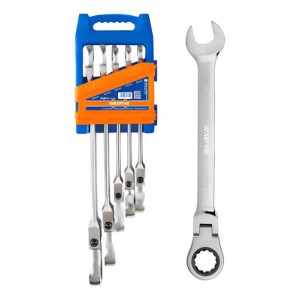 Set X 5 Llave Combinada C Crique Cabeza Movil Wsp5205 Wadfow