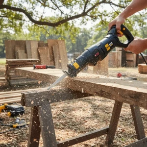 Sierra Sable 1200w Cat Caterpillar Metal Carne Hueso Madera