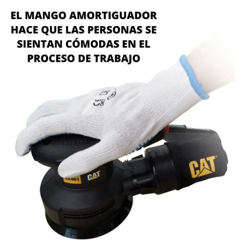 Lijadora Orbital Profesional 400w 14000rpm Dx461 Cat - Imagen 7
