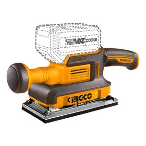 Lijadora Orbital Brushless C/batcar 5 Lijas Ingco Cfsli20311