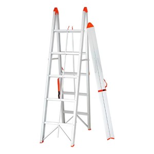 Escalera Plegable Tipo Tijera Shimaha 2x5 Escalones