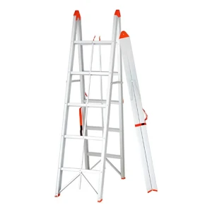 Escalera Plegable Tipo Tijera Shimaha 2x5 Escalones
