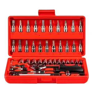 Juego De Dados 46 Piezas Con Llaves Y Maletín De Transporte