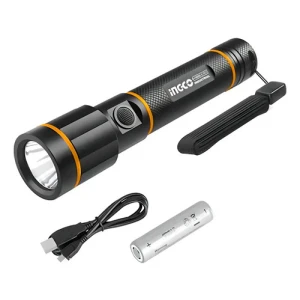 Linterna De Mano Tactica Led Recargable Ingco Linterna N/a