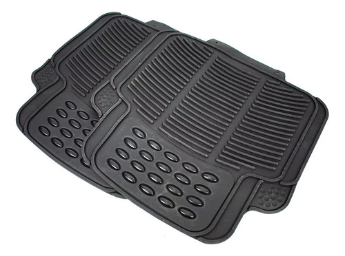 Alfombra De Auto 4pz De Goma Reforzada Lh-1072 - Imagen 2