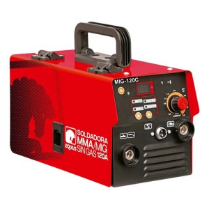 Soldadora Inv Igbt Mma Mig Sin Gas 120a +careta+1k Alambre