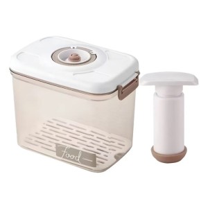 Pote Recipiente Vianda Hermético Al Vacio Comida 2000ml