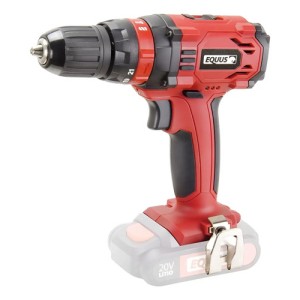 Taladro Atornillador Inalámbrico 20v Equus Con Percutor Rojo