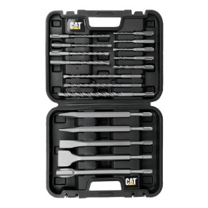 Juego Cinceles Puntas Mechas Sds Plus Cat 17 Pzs Maletin Sds