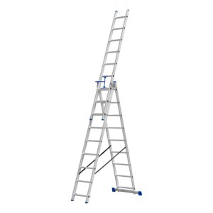 Escalera Extensible 3 Secciones X 9 Escalones Wadfow Wld6539