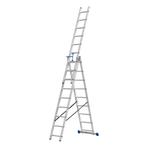 Escalera Extensible 3 Secciones X 9 Escalones Wadfow Wld6539