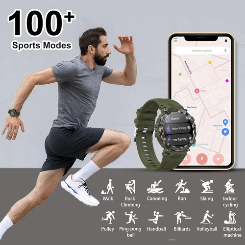 Reloj Inteligente Adod iPhone 5 Atm Smartwach Sumergible - Imagen 13