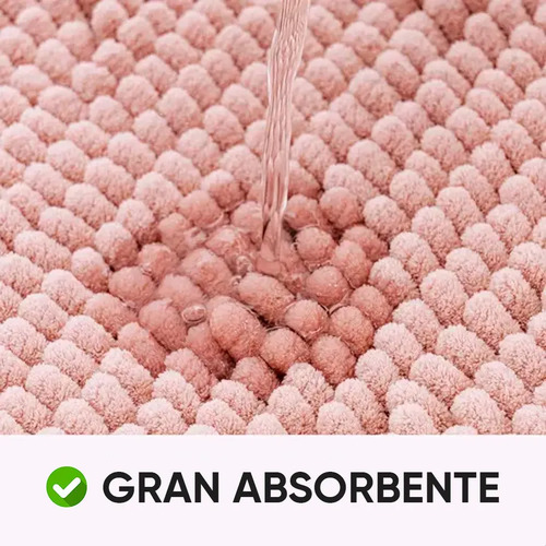 Alfombra De Chenilla Para Baño Gran Absorción - Imagen 4