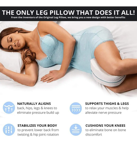 Almohada De Rodilla Y Piernas Ortopédica Viscoelástica T L C - Imagen 6