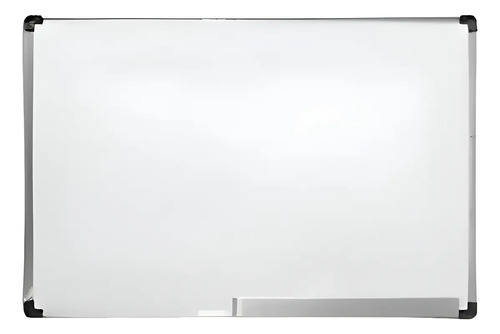 Pizarrón Pizarra Blanca Magnética Marco Metálico 60x90cm