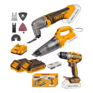 Combo Taladro Atornillador 10mm 52nm 20v P20s Ingco