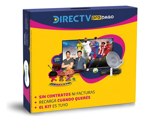 Kit Antena Directv Pre Pago Satelital Hd