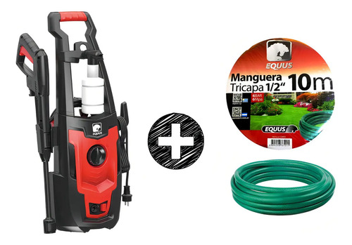 Hidrolavadora Hogar Equus 100bar Dispensador Jabón Incluido - Imagen 3